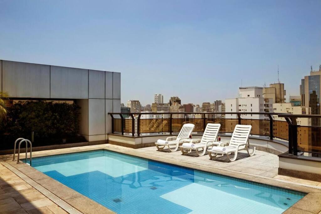 Apart-Hotel Dentro Do Transamerica Executive Faria Lima Сан-Пауло Экстерьер фото